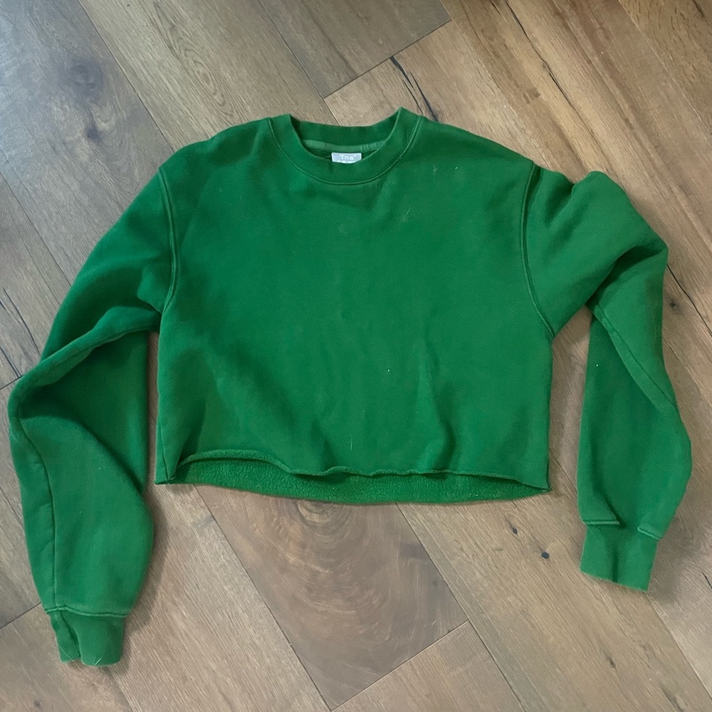 aritzia cropped sweatshirt